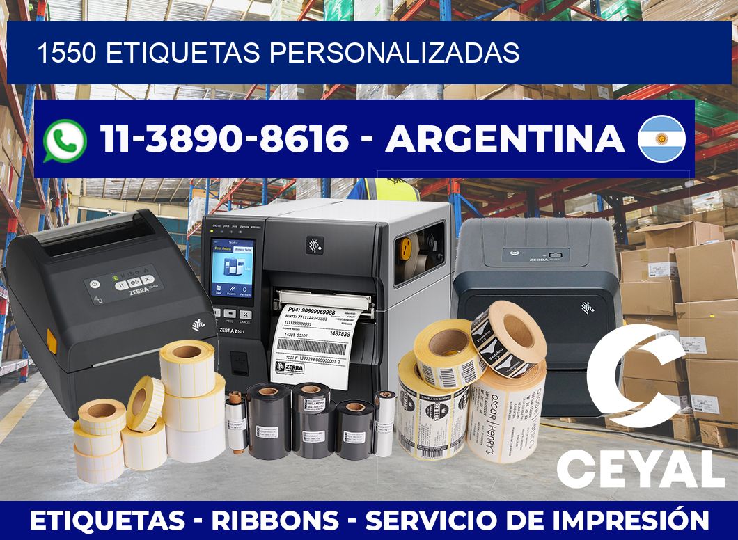 1550 ETIQUETAS PERSONALIZADAS