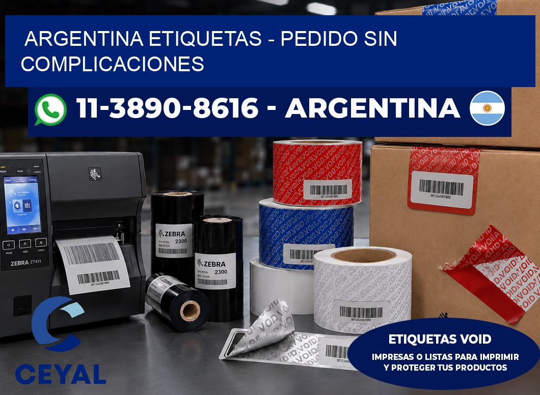 ARGENTINA ETIQUETAS - Pedido sin complicaciones