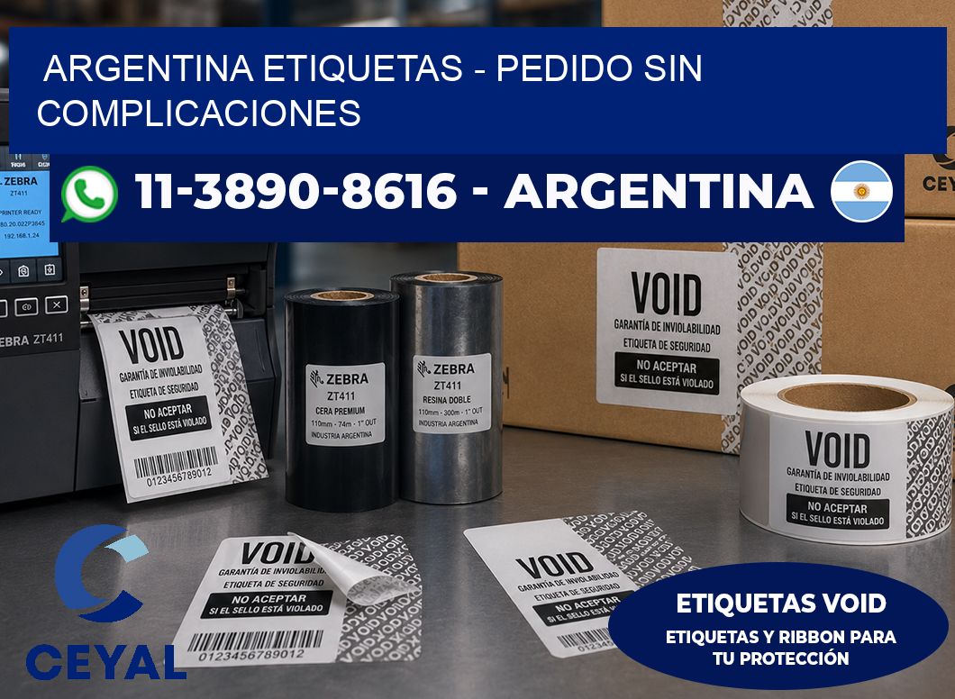 ARGENTINA ETIQUETAS – Pedido sin complicaciones