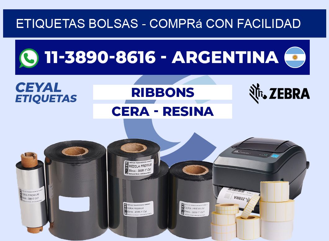ETIQUETAS BOLSAS - Comprá con facilidad
