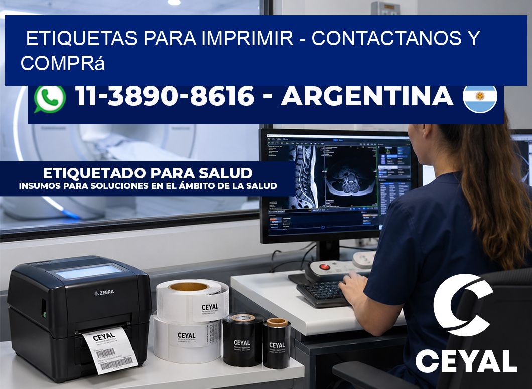 ETIQUETAS PARA IMPRIMIR – Contactanos y comprá