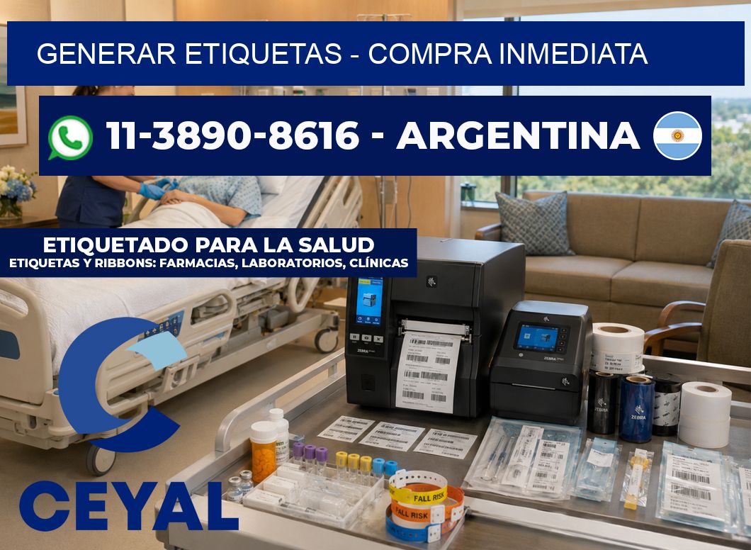 GENERAR ETIQUETAS – Compra inmediata
