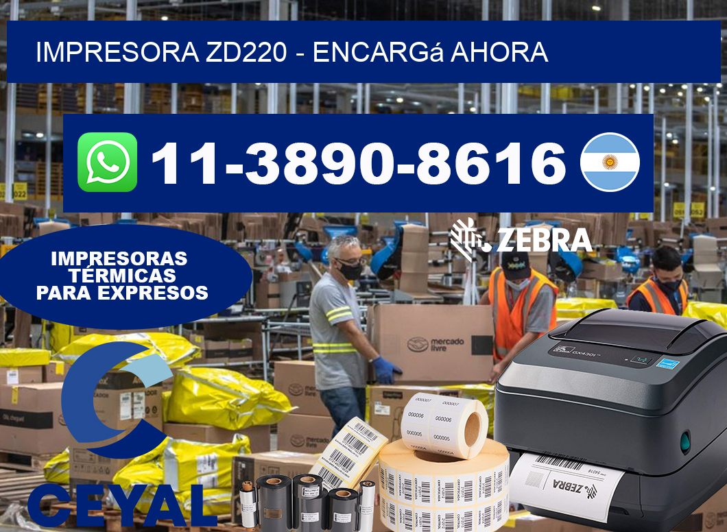 IMPRESORA ZD220 - Encargá ahora