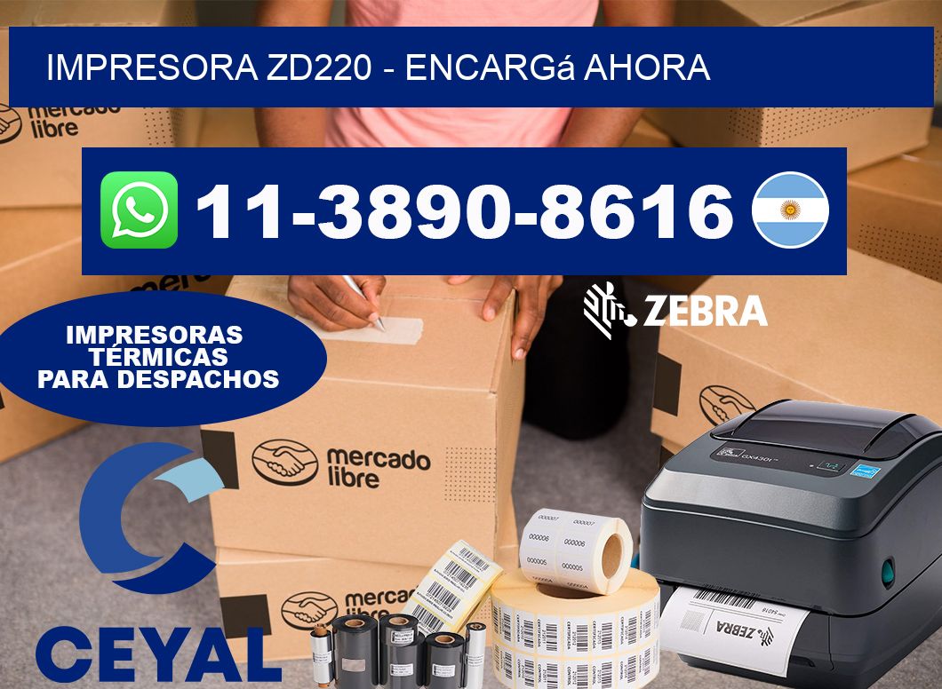 IMPRESORA ZD220 – Encargá ahora