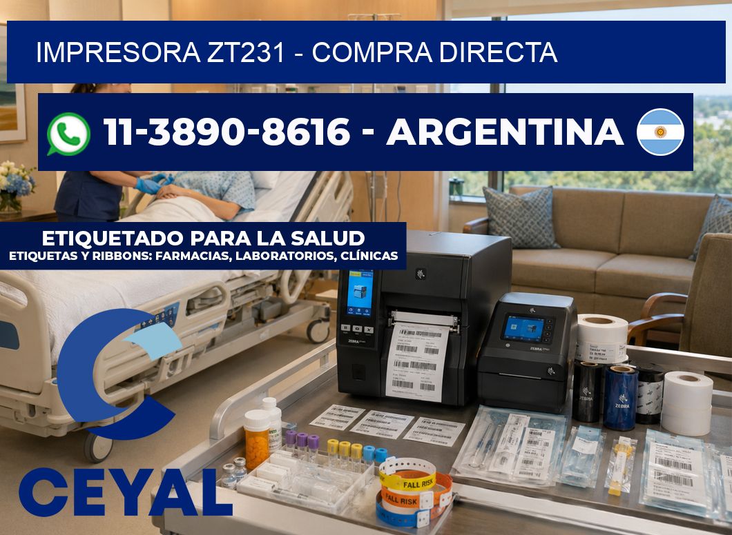 IMPRESORA ZT231 - Compra directa