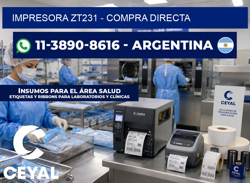 IMPRESORA ZT231 - Compra directa