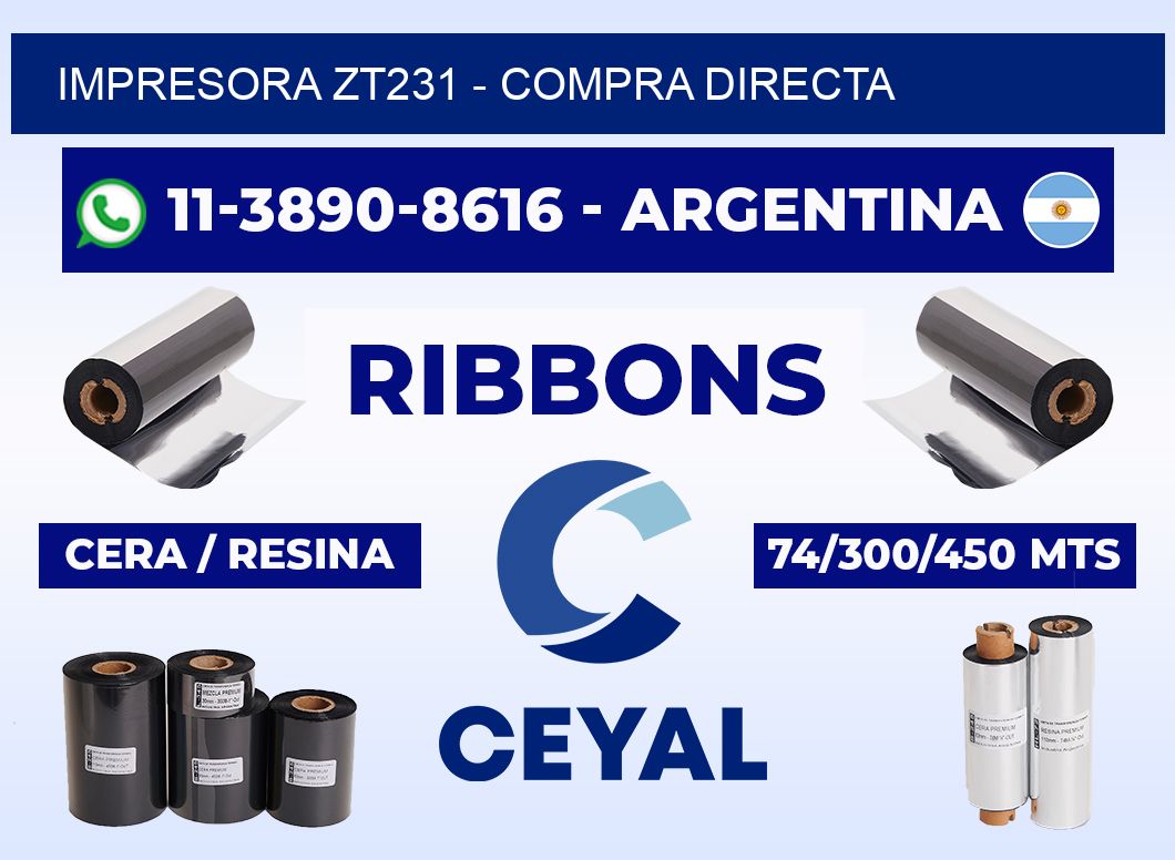 IMPRESORA ZT231 - Compra directa
