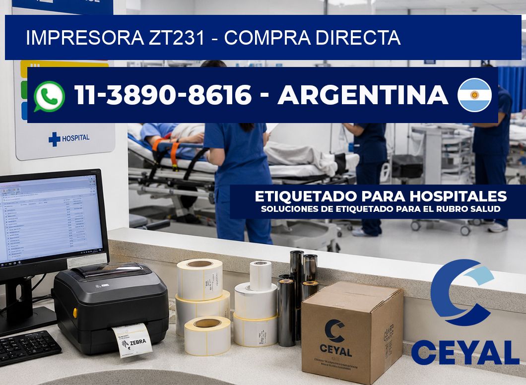 IMPRESORA ZT231 – Compra directa