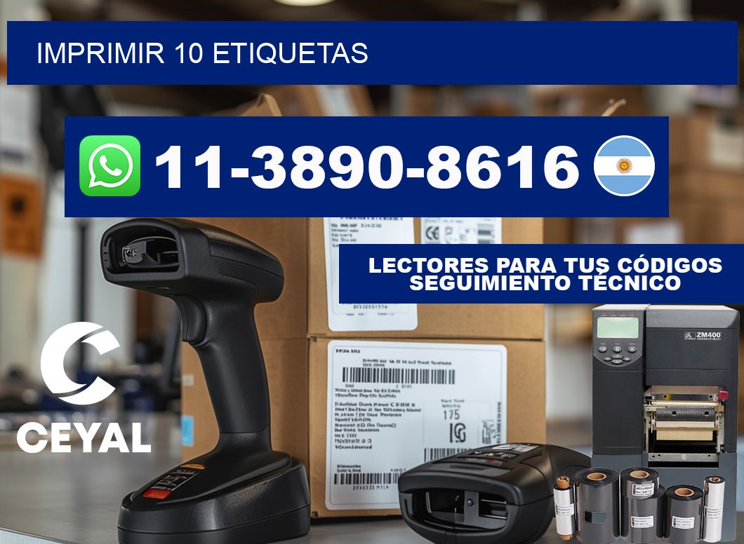IMPRIMIR 10 ETIQUETAS