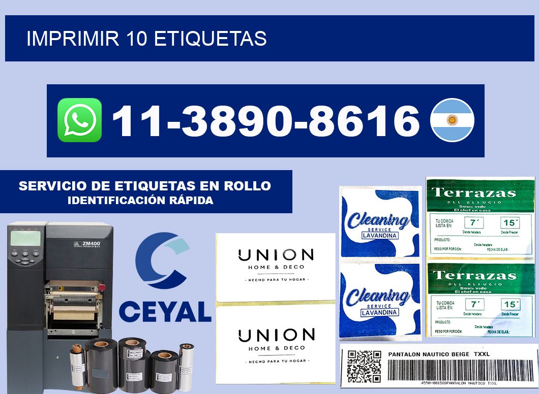 IMPRIMIR 10 ETIQUETAS