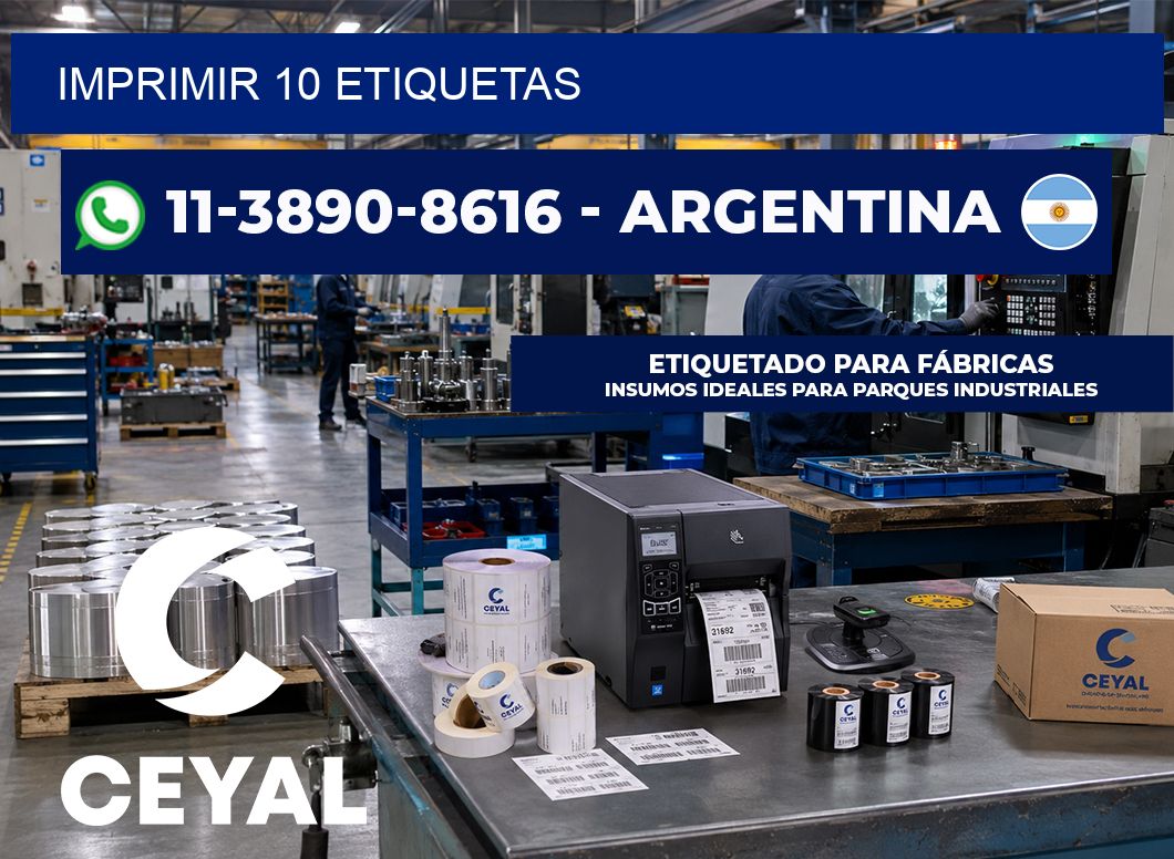 IMPRIMIR 10 ETIQUETAS