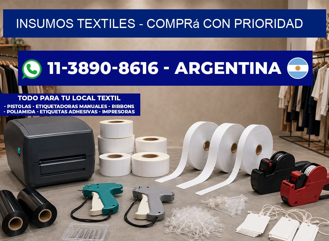 INSUMOS TEXTILES – Comprá con prioridad