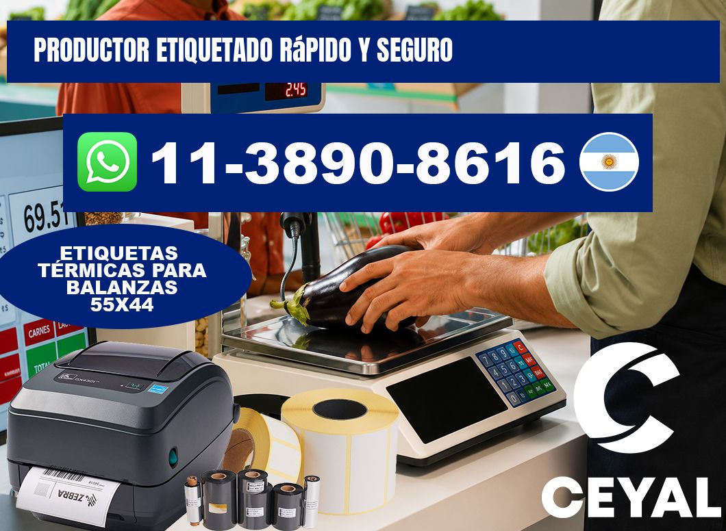 PRODUCTOR ETIQUETADO rápido y seguro