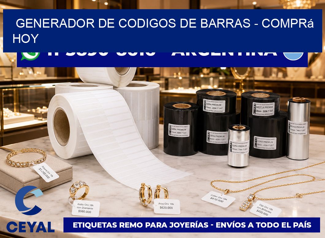 generador de codigos de barras - Comprá hoy