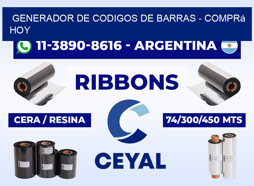 generador de codigos de barras - Comprá hoy