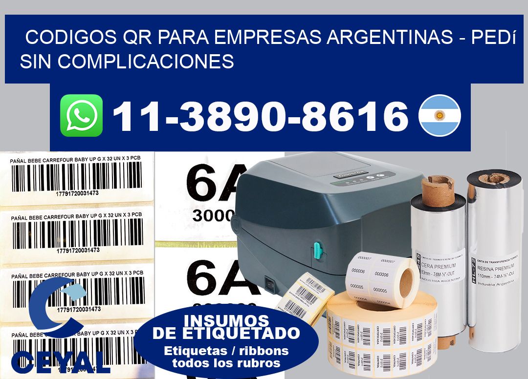 CODIGOS QR PARA EMPRESAS ARGENTINAS - Pedí sin complicaciones