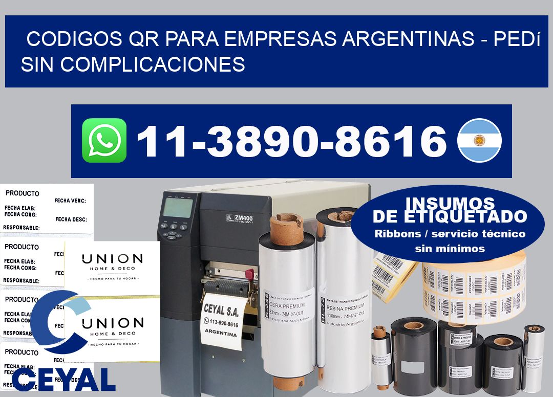 CODIGOS QR PARA EMPRESAS ARGENTINAS – Pedí sin complicaciones