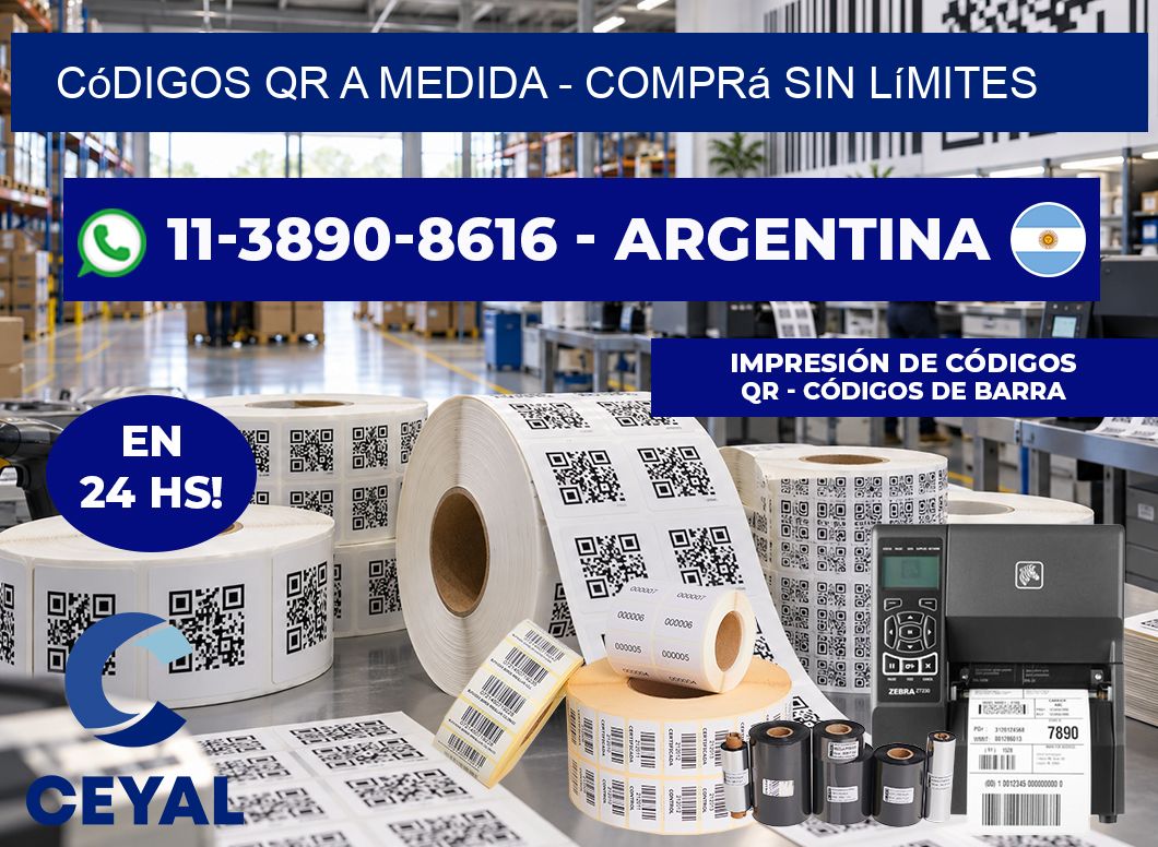 Códigos QR a Medida - Comprá sin límites