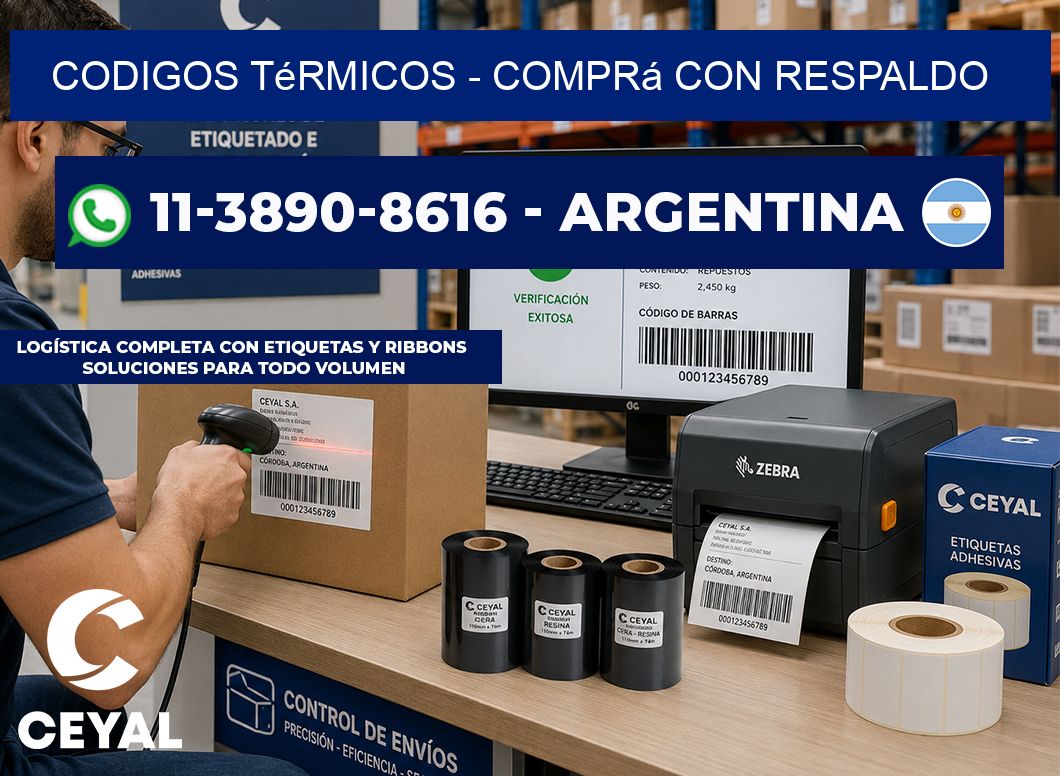 Codigos térmicos - Comprá con respaldo