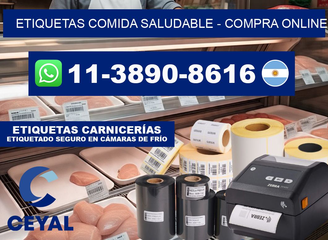 ETIQUETAS COMIDA SALUDABLE - compra online