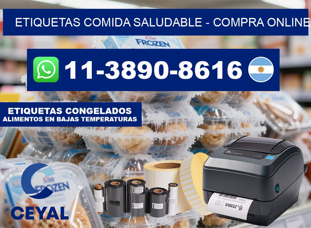 ETIQUETAS COMIDA SALUDABLE – compra online