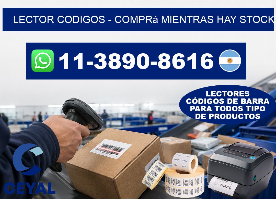 LECTOR CODIGOS - Comprá mientras hay stock
