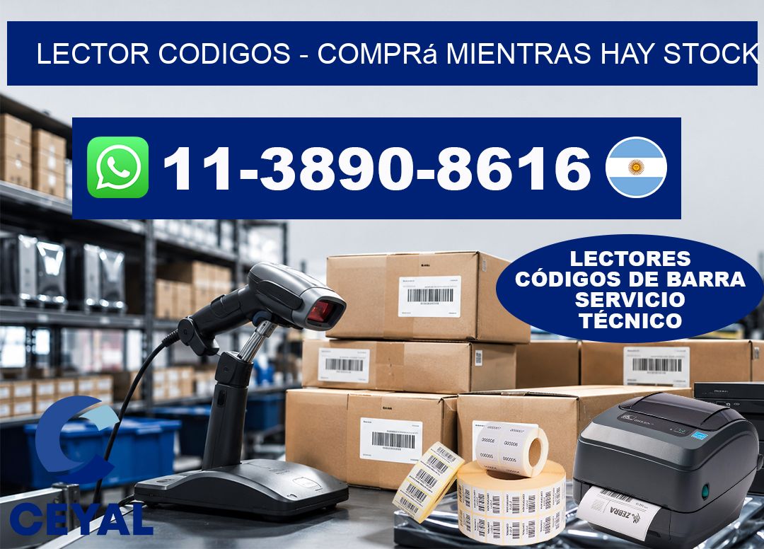 LECTOR CODIGOS - Comprá mientras hay stock