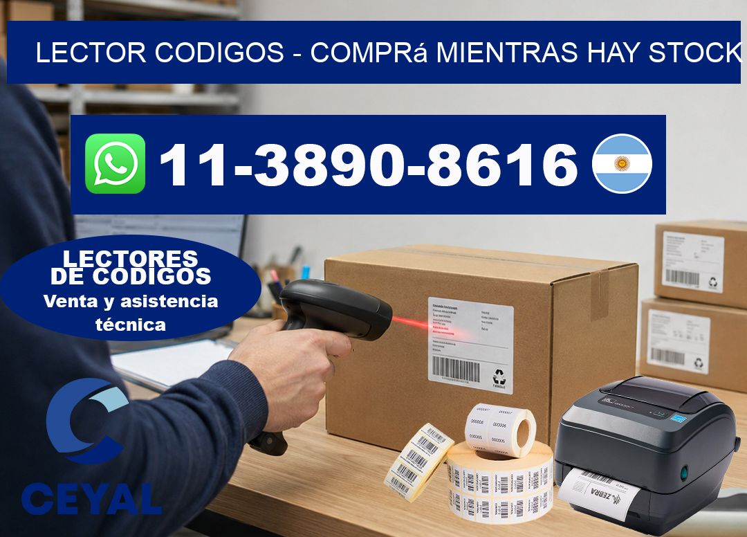 LECTOR CODIGOS – Comprá mientras hay stock