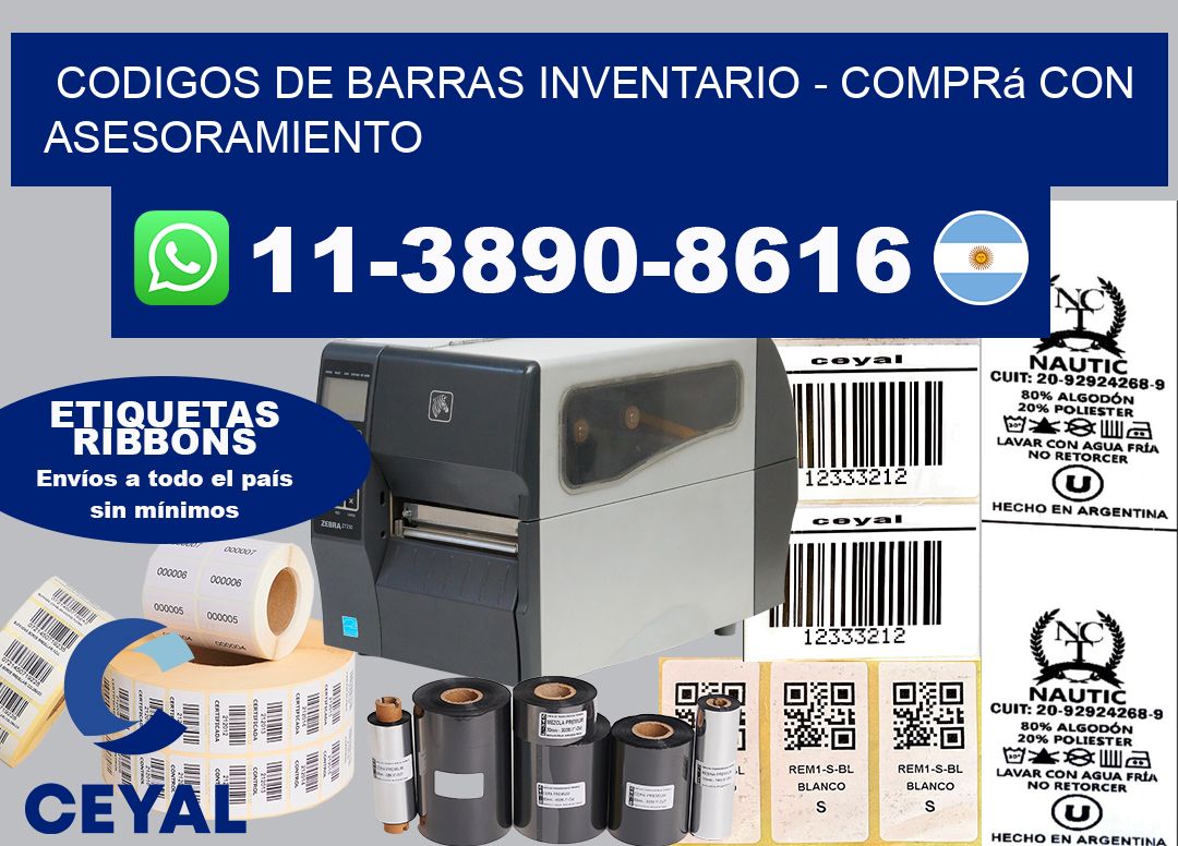 codigos de barras inventario - Comprá con asesoramiento