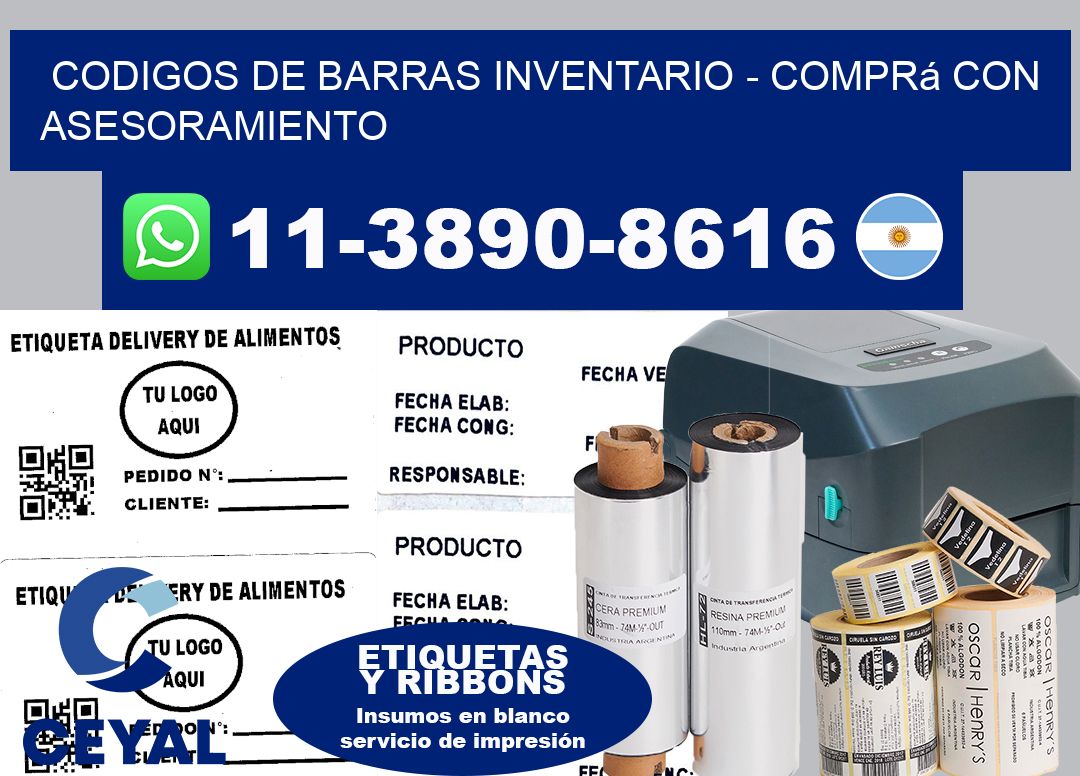codigos de barras inventario - Comprá con asesoramiento