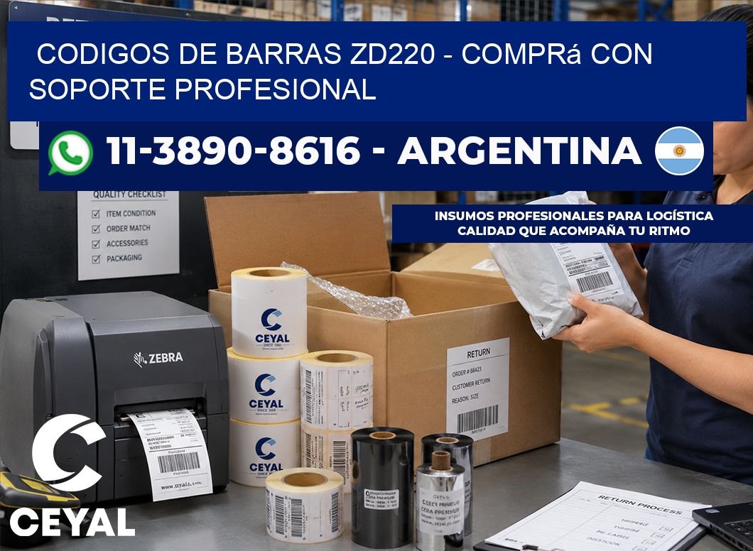 codigos de barras zd220 - Comprá con soporte profesional