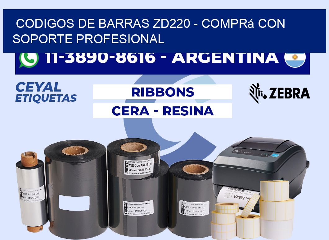 codigos de barras zd220 - Comprá con soporte profesional