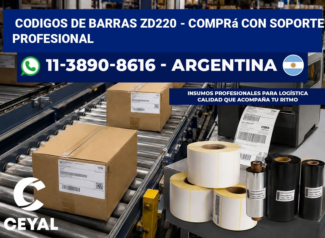 codigos de barras zd220 – Comprá con soporte profesional