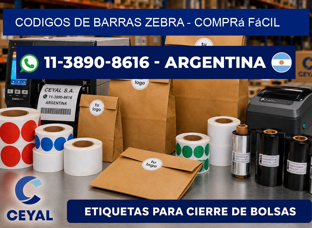 codigos de barras zebra - Comprá fácil