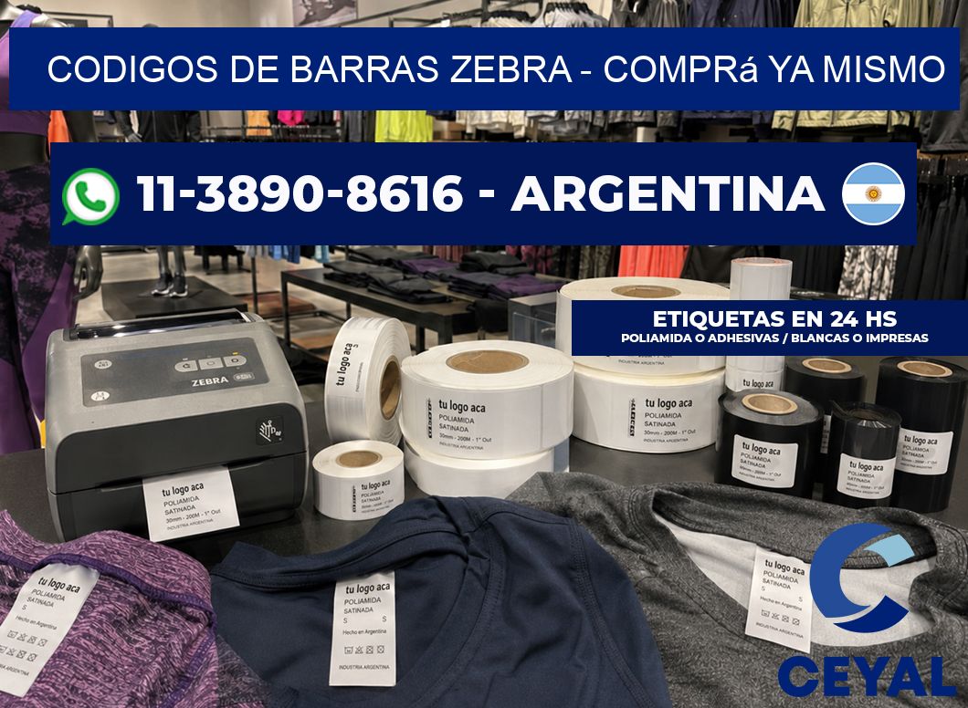 codigos de barras zebra - Comprá ya mismo
