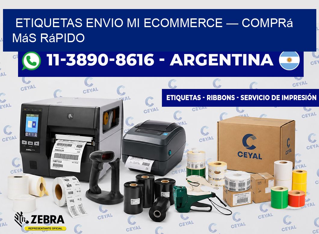 etiquetas envio mi ecommerce — Comprá más rápido