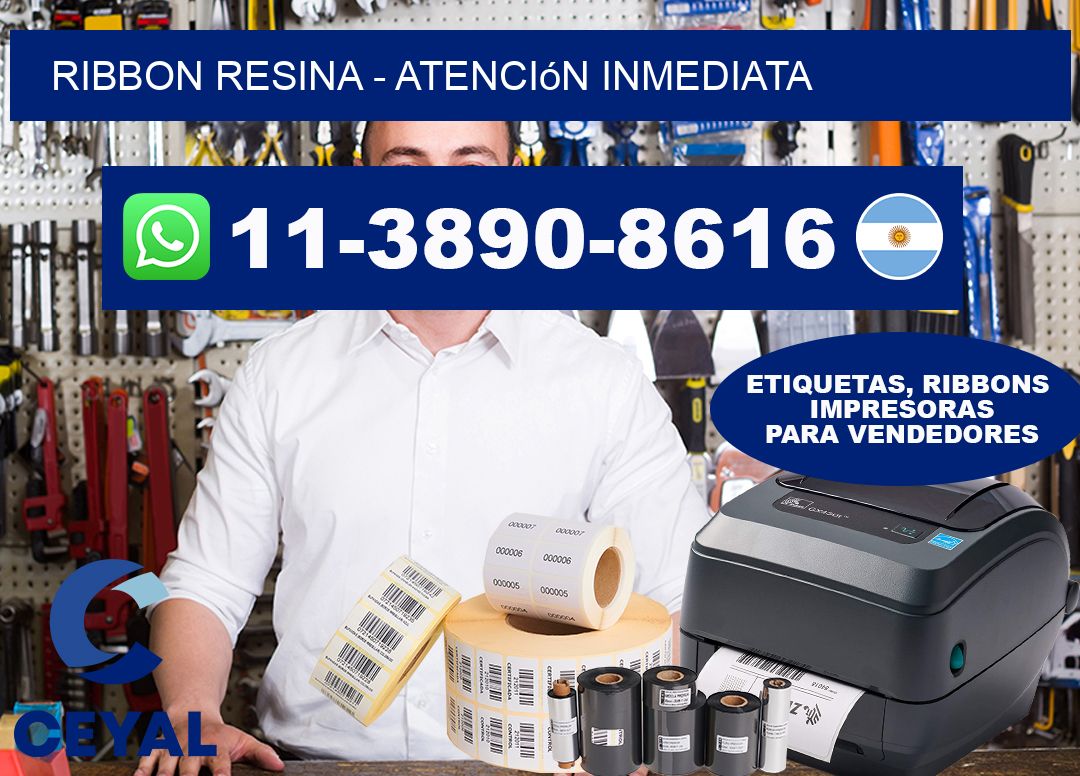 ribbon resina – Atención inmediata