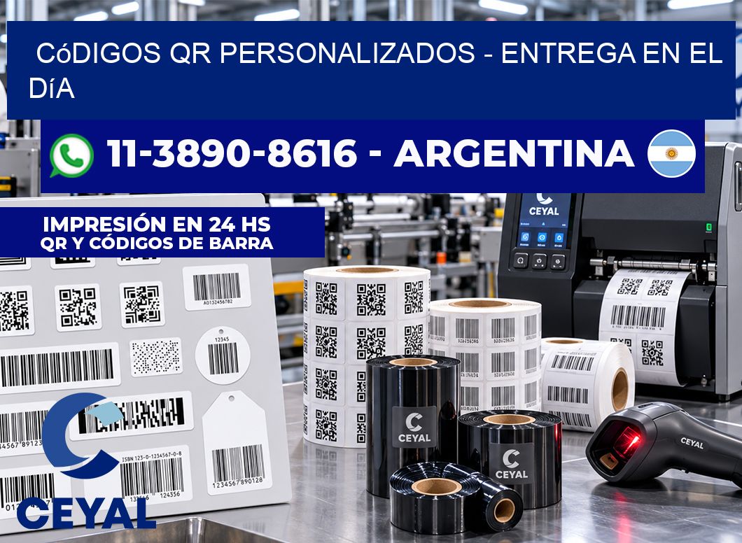 Códigos QR Personalizados - Entrega en el día