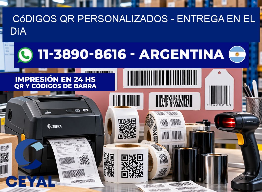 Códigos QR Personalizados - Entrega en el día
