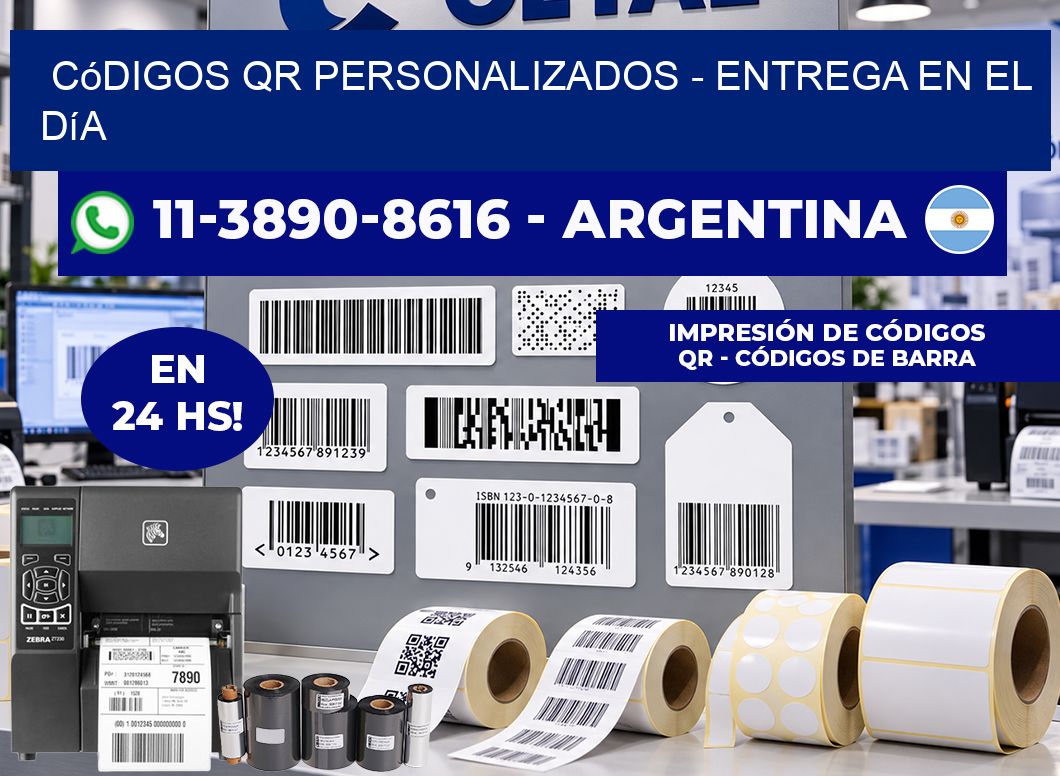 Códigos QR Personalizados - Entrega en el día