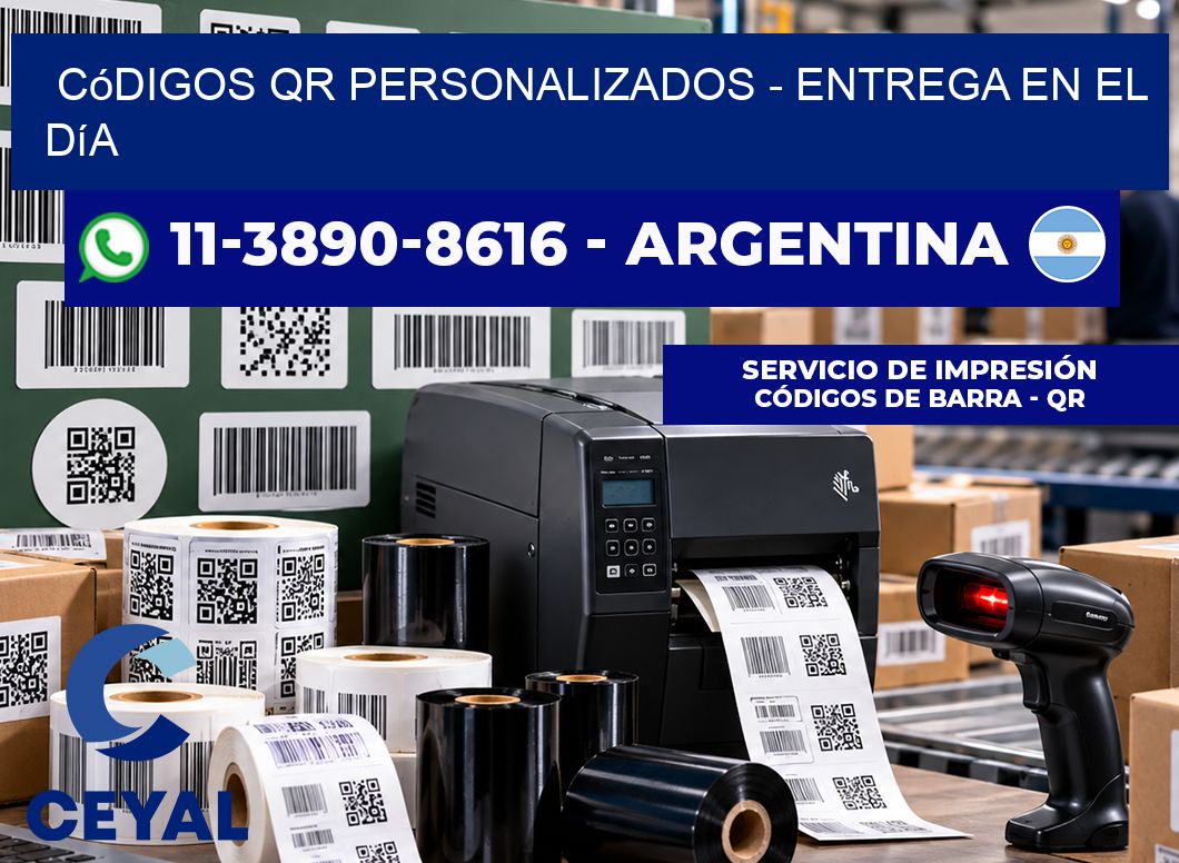 Códigos QR Personalizados – Entrega en el día