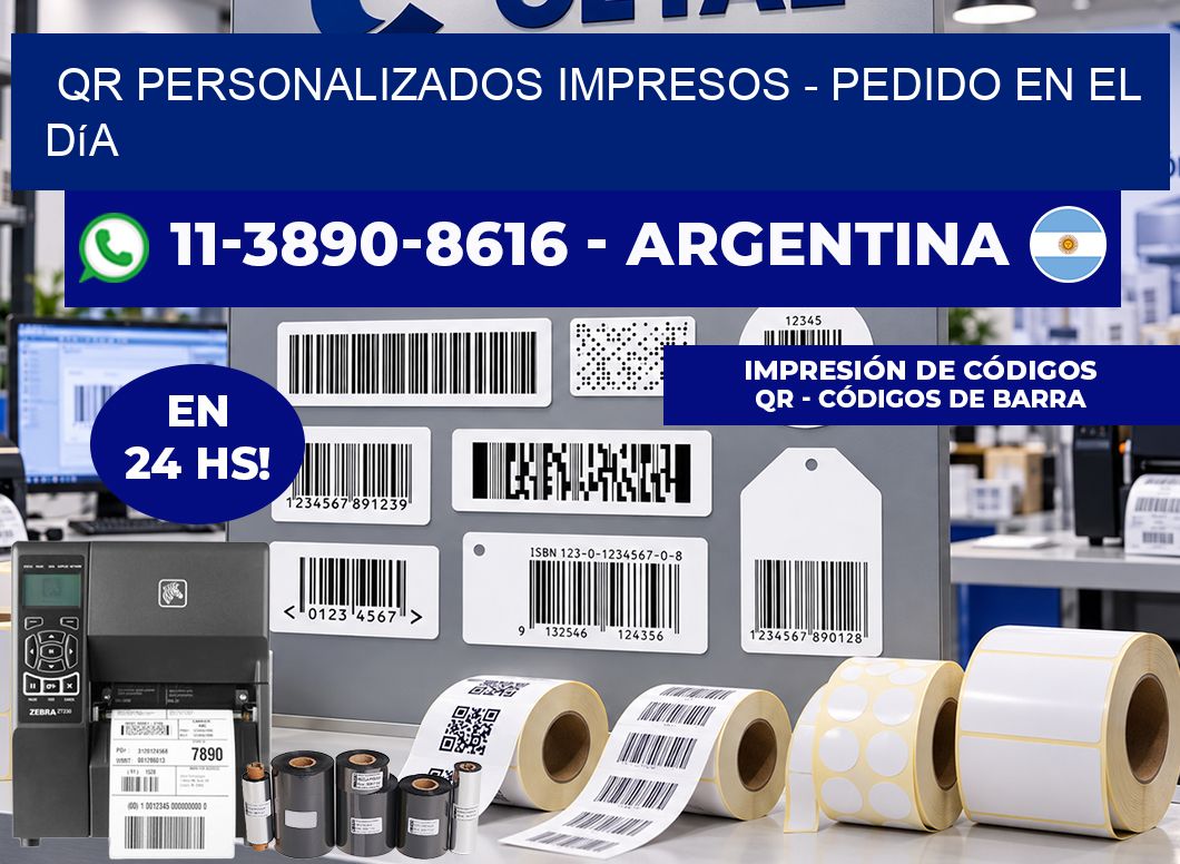 QR Personalizados Impresos - Pedido en el día