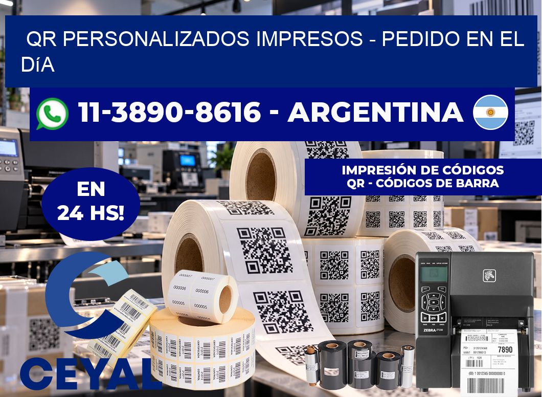 QR Personalizados Impresos - Pedido en el día
