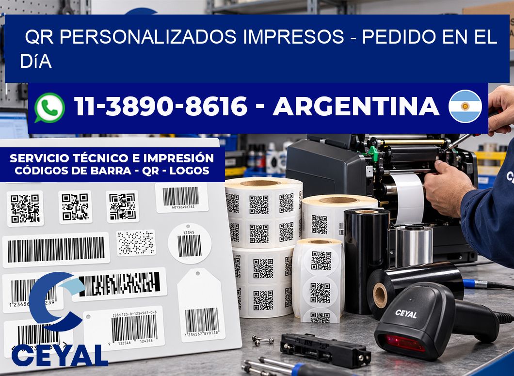 QR Personalizados Impresos - Pedido en el día