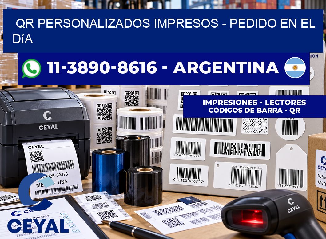 QR Personalizados Impresos – Pedido en el día