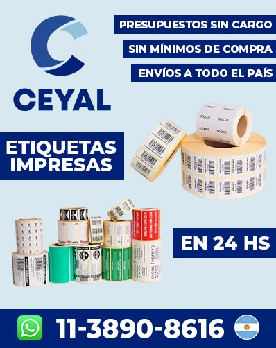 etiquetas térmicas 50x25 - Comprá y ahorrá tiempo